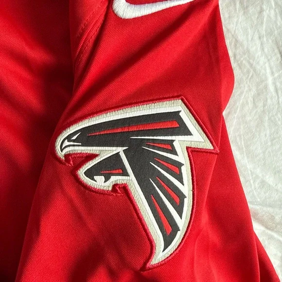 NFL Red Men's Jersey with Black Accents
